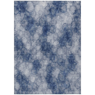 Machine Washable Indoor/Outdoor Lipman ACN2424 Abstract Rug