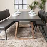 Minerville 180 Cm Concrete Dining Table