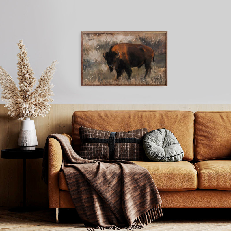 Bison Range par Nina Blue, H 5 po x l 8 po