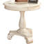 Table d'appoint ronde à piédestal en bois-271806042