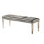 Banc rembourré en acrylique Aarica
