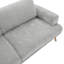 Élégant canapé 3 places 79,9 po Canapé minimaliste pour salon, gris