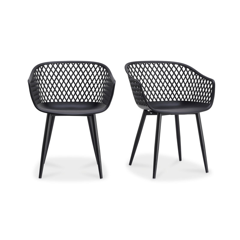 Piazza Patio Dining Chair, Black