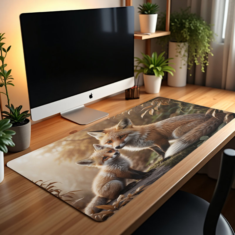 Polyester Desk Pad, 31.5x15.5