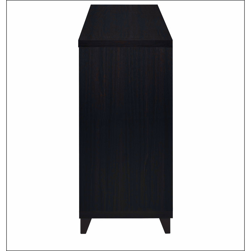 Nyler Cappuccino 3-drawer Rectangular TV Console