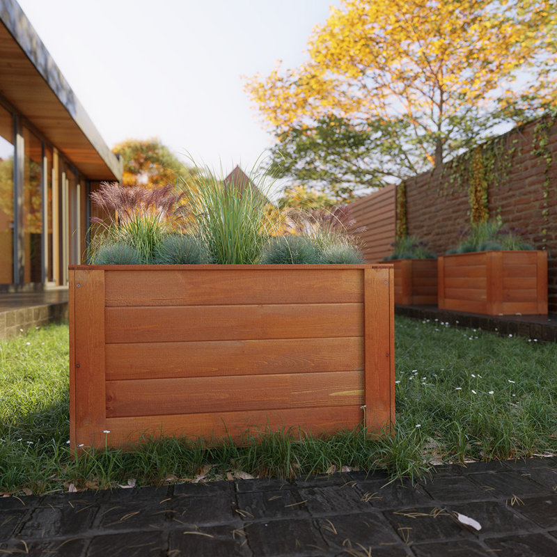 Bediha Wood Raised Garden Bed
