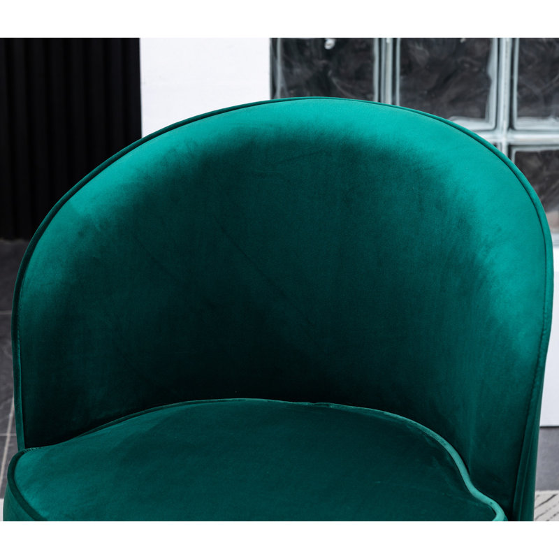Siège pivotant - Revêtement en velours, style moderne, fauteuil confortable, construction