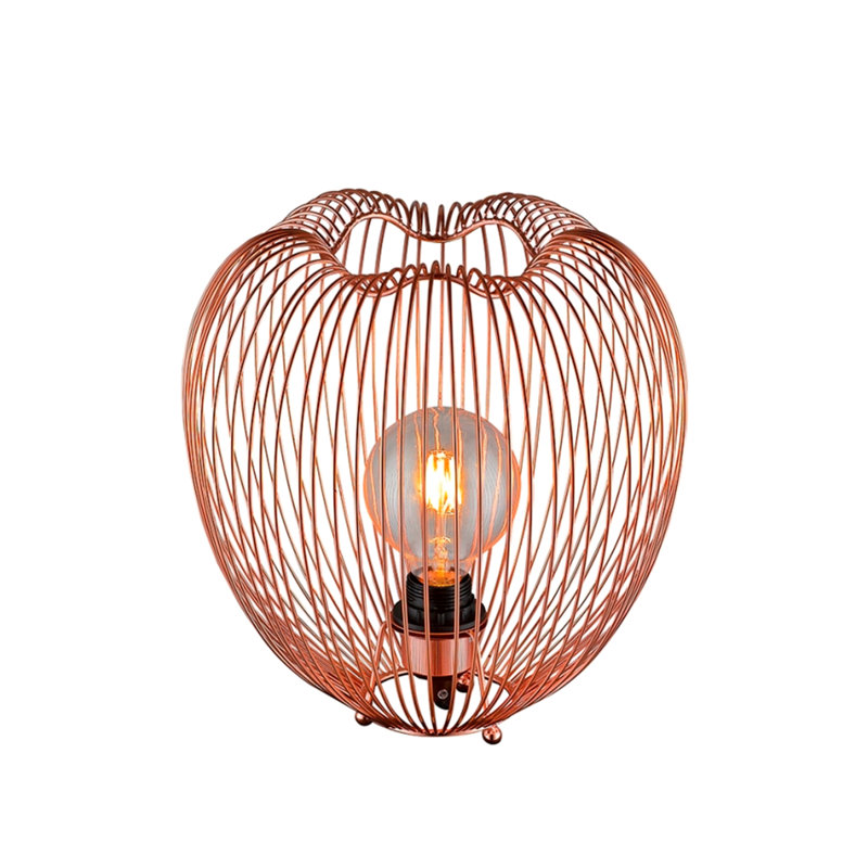 Marez Metal Table Lamp, Copper