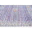 Tapis unique rouge, gris et mauve de 6 pi 4 po x 9 pi années 1990