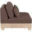 Fauteuil modulaire rembourré en tissu Turin Chenille-122059794-122059798