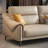 Khaki Genuine Leather Modular Sofa