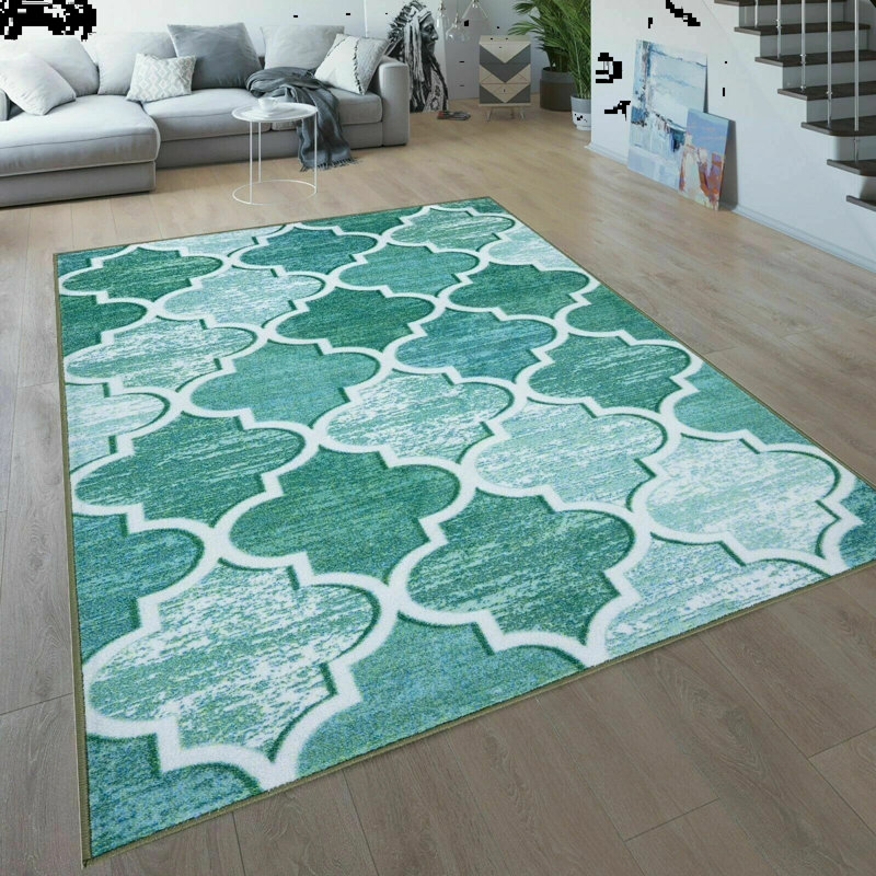 Geometric Area Rug, Rectangle 200 x 290 cm