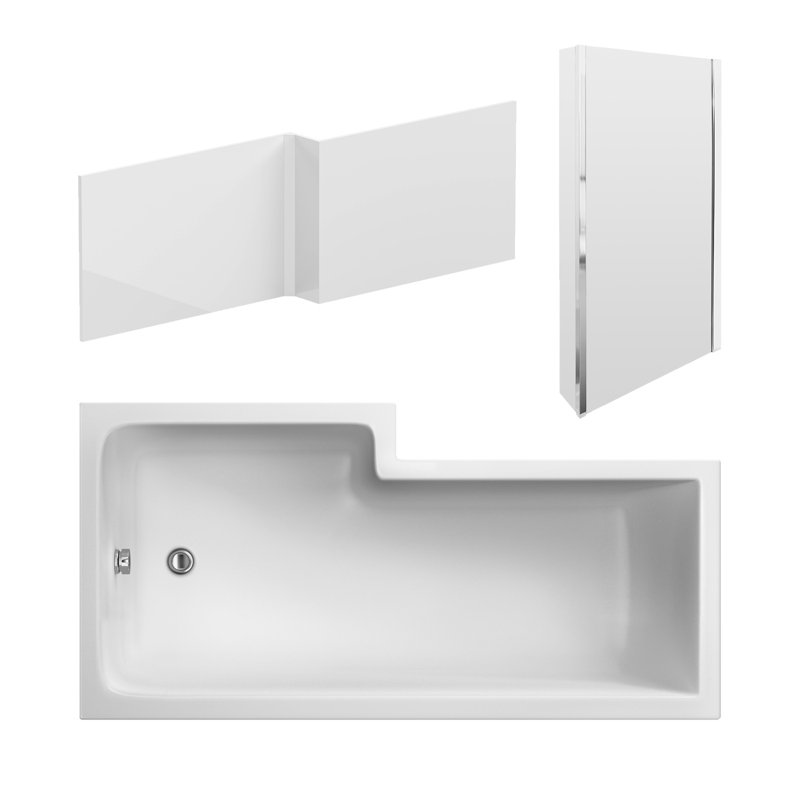 1800mm x 850mm Soaking Acrylic Bathtub