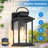 Black Dusk to Dawn Outdoor Wall Sconce Lanterns for House-374909937