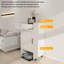 Armoire de rangement, tiroir / support, mobile pour robot aspirateur - standard