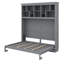 Lit escamotable mural Murphy avec tablettes et USB-1164402839