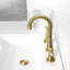 Robinet de salle de bain à 2 poignées avec drain escamotable en métal-45127783