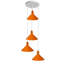 Mangume 4 - Light Orange Cluster Pendant