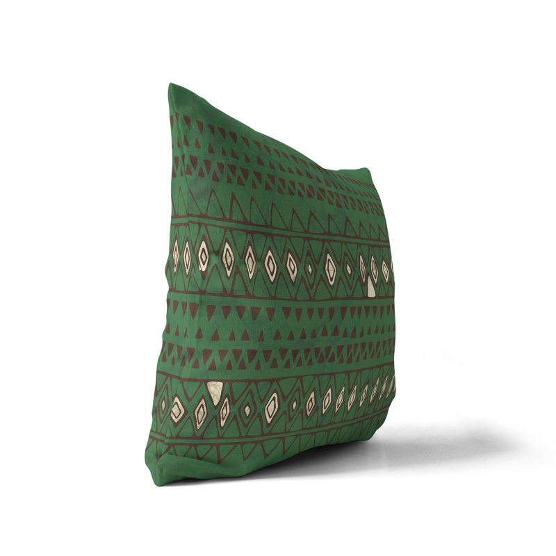 Housse de coussin Lyndon Tribal Batik Triangle., 16" x 16"