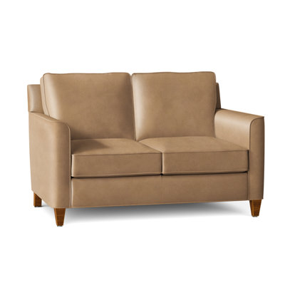 Yorba Leather Loveseat