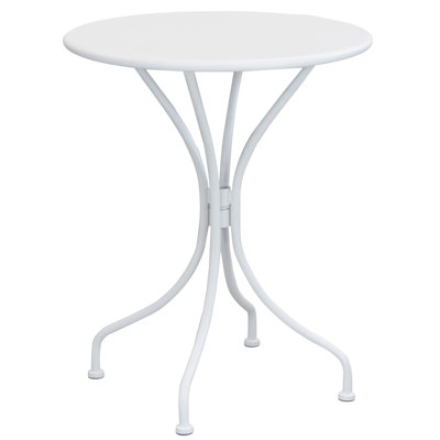 Truett Round Metal Outdoor Dining Table , 60cm cm W 60cm cm D