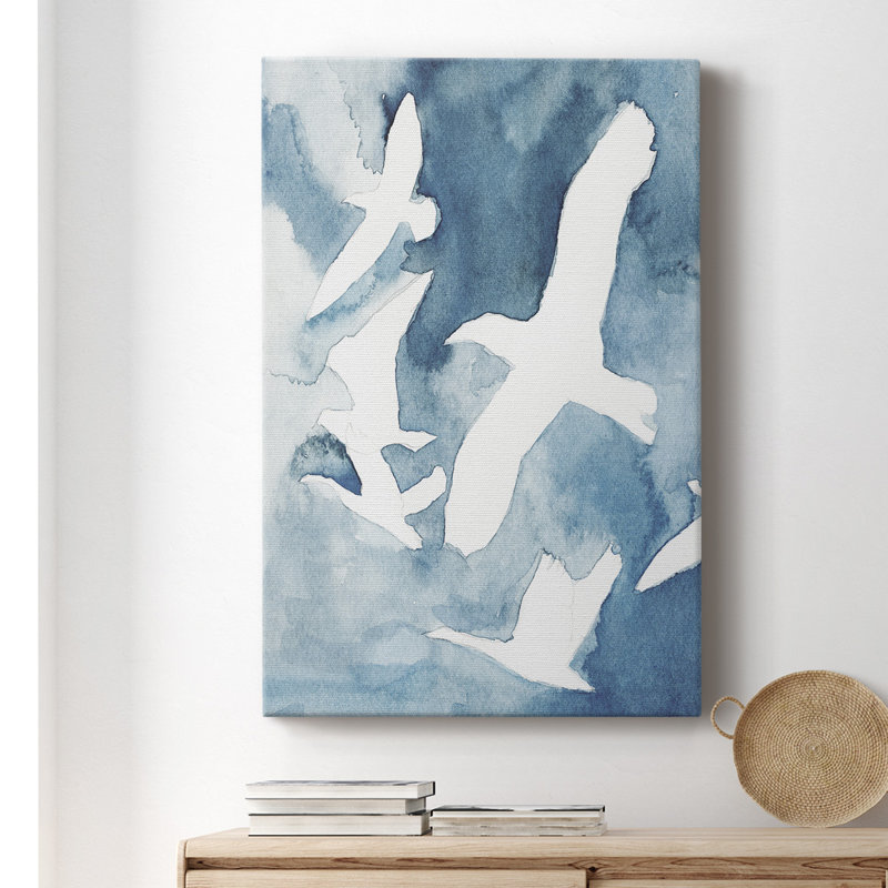 - Peinture sur toile tendue, H 18 po x l 12 po x P 1 po