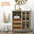 Versatile Sideboard Cabinet with Sliding Door and Abundant Storage Space
