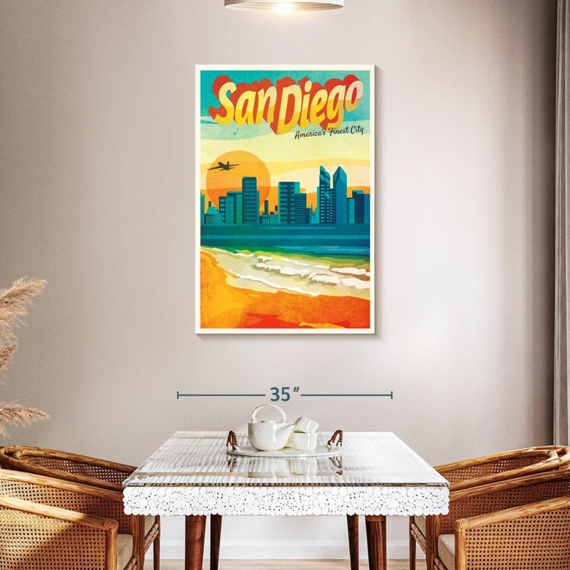 " San Diego Finest City " by Jason C, 45" H x 30" W