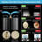 Modern Round Shower System, Rain Shower Head with Handheld Spray, Shower Faucet Set-114792286