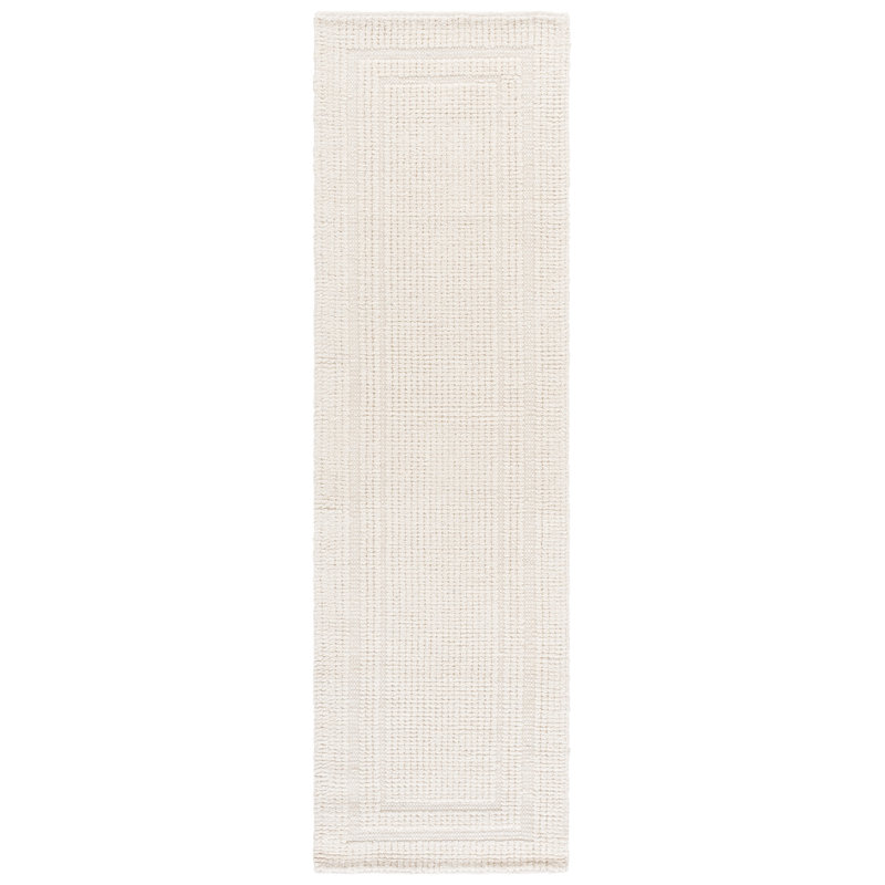 Natura 229 Hand Loomed Wool Geometric Rug, Runner 2'3" x 8'