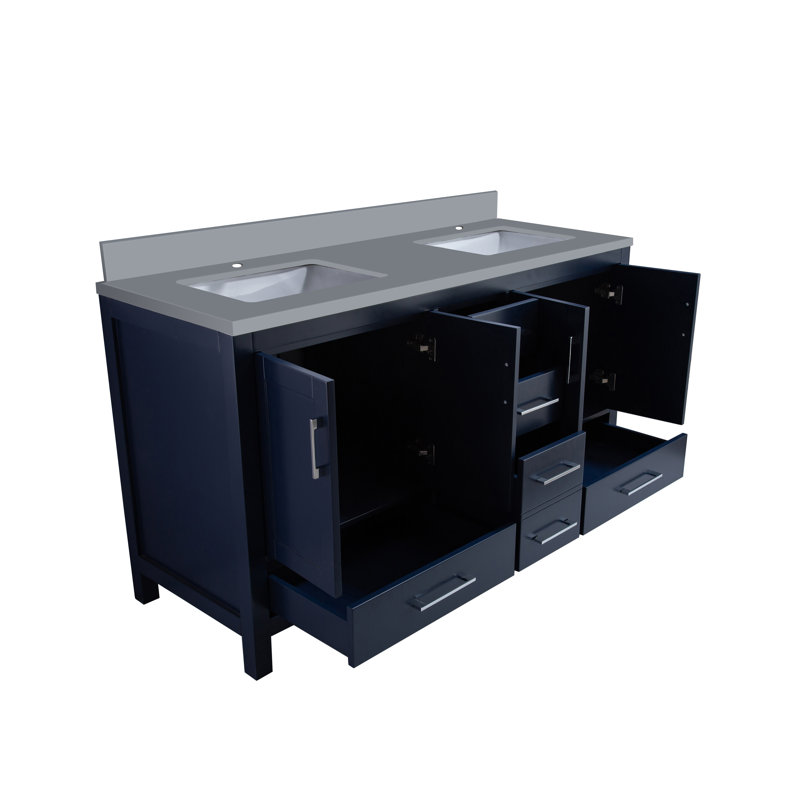 Ensemble de meuble-lavabo double 61 po Aitana