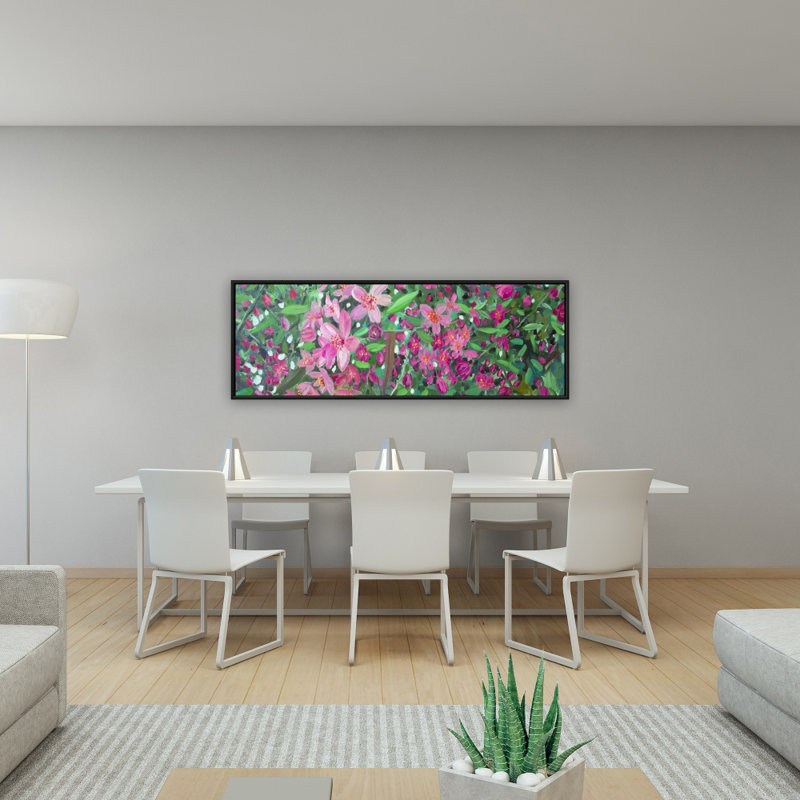 Cherry Tree Blooming Print On Canvas