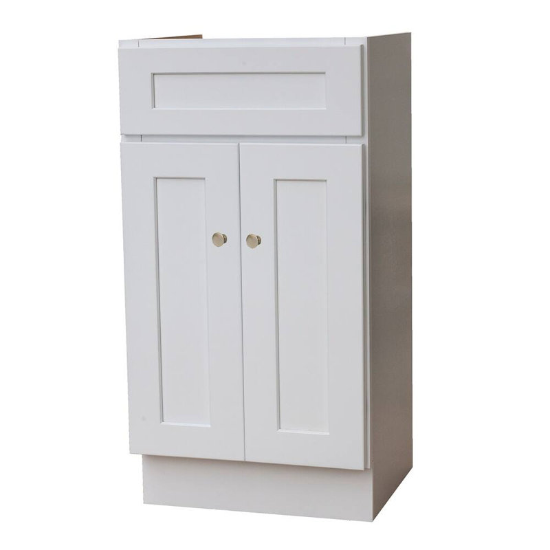 Ransom White Shaker Vanity Base Cabinet
