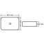 Belfry Bathroom Fullilove 180mm L x 320mm W Ceramic Rectangular Countertop Basin Sink-41906594
