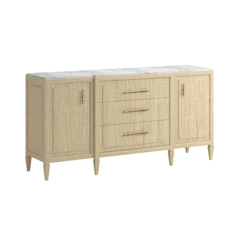 Eave Credenza With Stone Top - Thumbnail 3