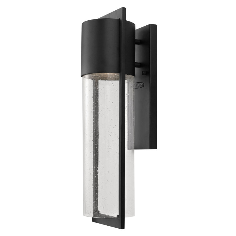 Shelter 1-Light Outdoor Sconce, 20" H x 6.25" W, Hematite, MED