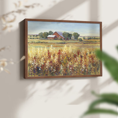 Country View I - Impression encadrée - Restickable