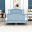 Lit plateforme Farmhouse avec tête et pied de lit et pieds de support-133591391-133591393