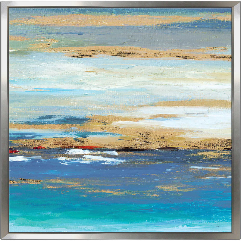 Impression sur toile encadrée Sea Mystery, H 27,5 po x l 27,5 po x P 2 po