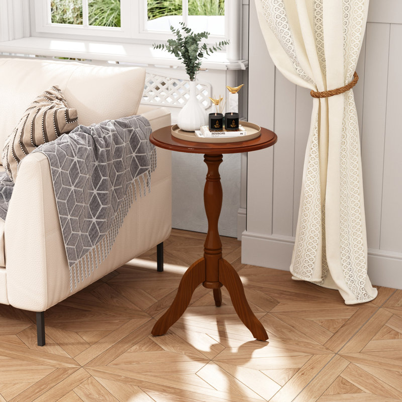 Table de bout Davenia, Brun