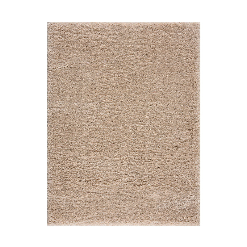 Super Soft Polyester Shag Area Rug, Rectangle 3'11" x 5'11"