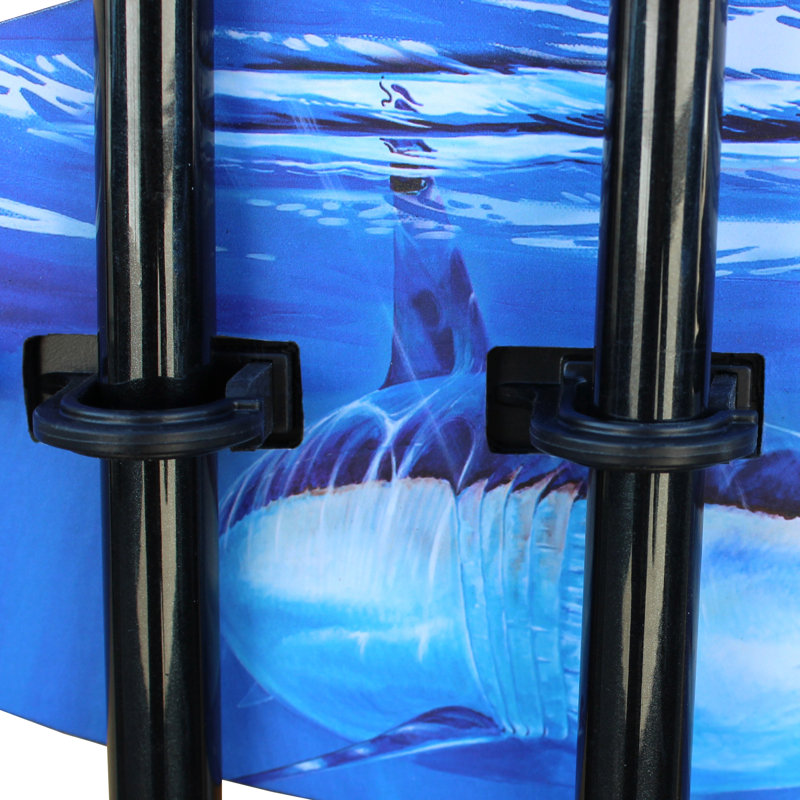 Guy Harvey Shark Bite 6 Rod Wall Rack