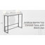 Console rectangulaire White Quartz