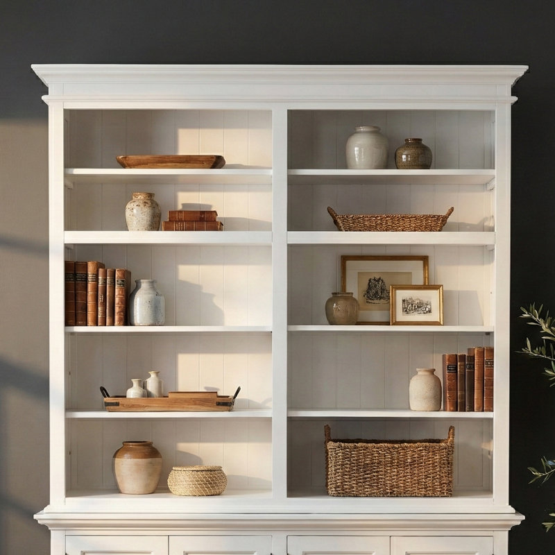Halifax Hutch Unit Top 59.06" H x 64.96" W, Pure White