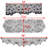 8 Pack Halloween Spider Cobweb Lace Tablecloth Set
