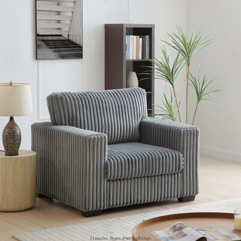 Chaise d'appoint Teddy, gris, Gris