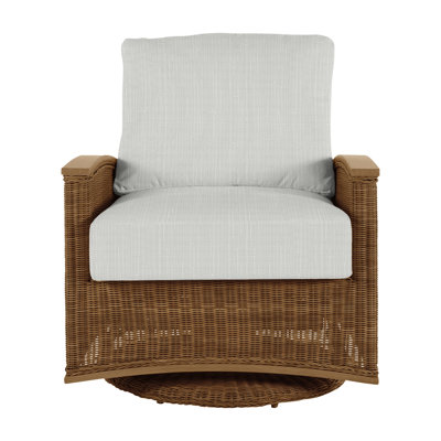 Astoria Woven Swivel Glider - Raffia/Oak