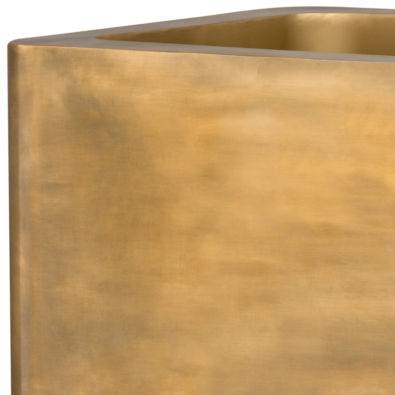 Jasper Handmade Metal Planter, 39.37" H x 27.56" W x 27.56" D