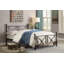 Mobilier de chambre à coucher traditionnel noir avec lit plateforme double 1pc-106972270