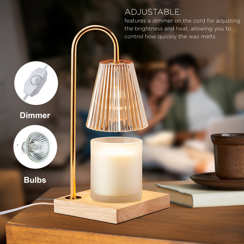 13.8 in. Electric Tabletop Candle Warmer Lamp